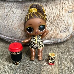 LOL Surprise Fierce Music Rock music Leopard clothes L.O.L. Baby Doll